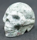 2" Agate Skull Realistic Hand Carved Crystal Healing Gem SK181