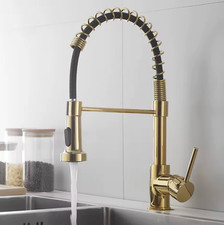 Gold Kitchen Faucet Pull Down