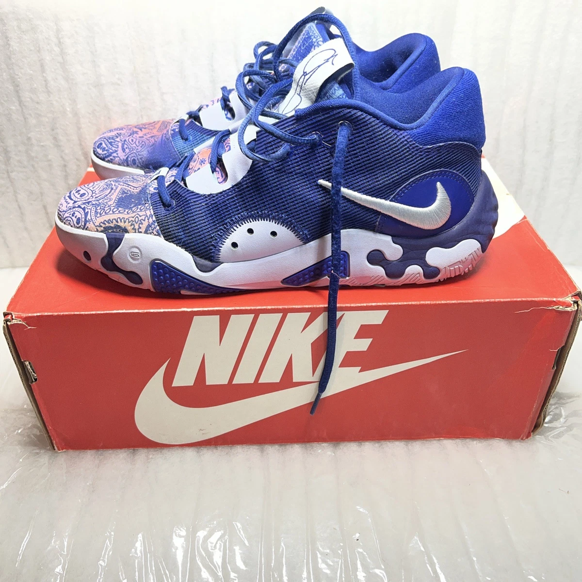Nike PG 6 Blue Paisley for Sale | Authenticity Guaranteed | eBay