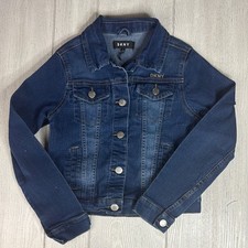 Girls DKNY denim jacket, size M 8/10