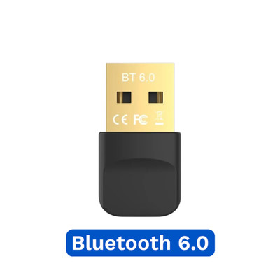 Bluetooth 6.0 Adapter USB Dongle PC Maus Tastatur Kopfhörer 20m Range