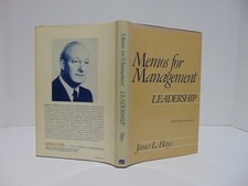 Memos for Management: Leadership by James L. Hayes (1983, Hardcover)