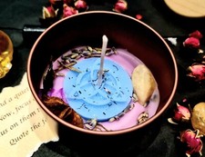 Witchcraft Hex Curse & Negative Energy Removal Candle With Spell Wiccan Pagan 