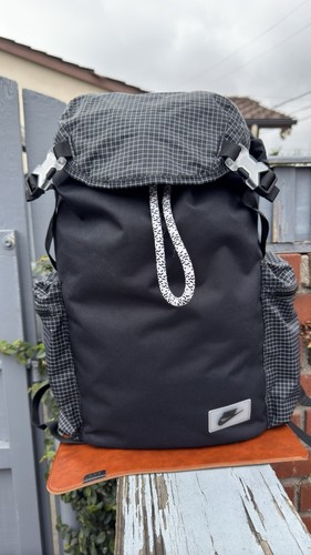 Nike Sportswear Heritage Rucksack Backpack 25L Black Drawstring BAG CV1410-010