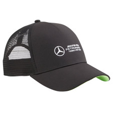 Gorra Puma Negra Mercedes-AMG Petronas F1 Team Ajustable Snapback Nueva Con Etiquetas