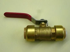 10 x PIECE 3/4" SHARKBITE STYLE PUSH FIT BALL VALVE 