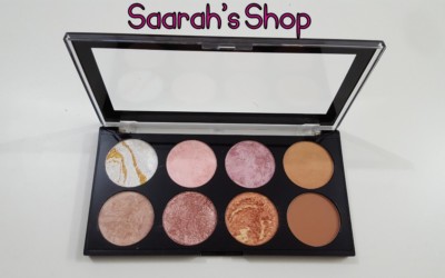 Makeup Revolution Rouge Highlighter Bronzer Palette GOLDEN SUGAR