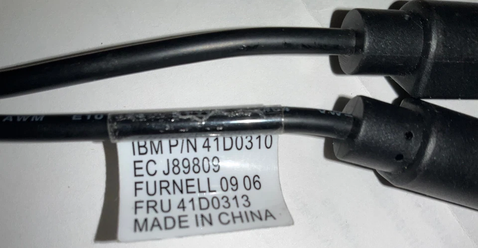 Кабель для клавиатуры/мыши IBM-LENOVO FRU 41D0313 6-контактный Mini-DIN - Изображение 2 из 4