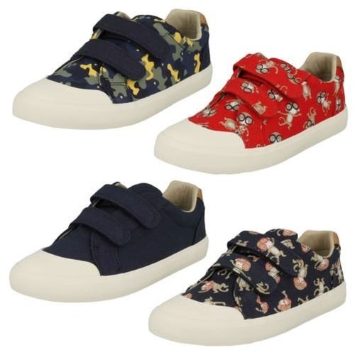 clarks canvas sneakers