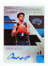 Chuma Okeke 2019 Prizm Sensational Signatures Mojo Rookie Auto Magic