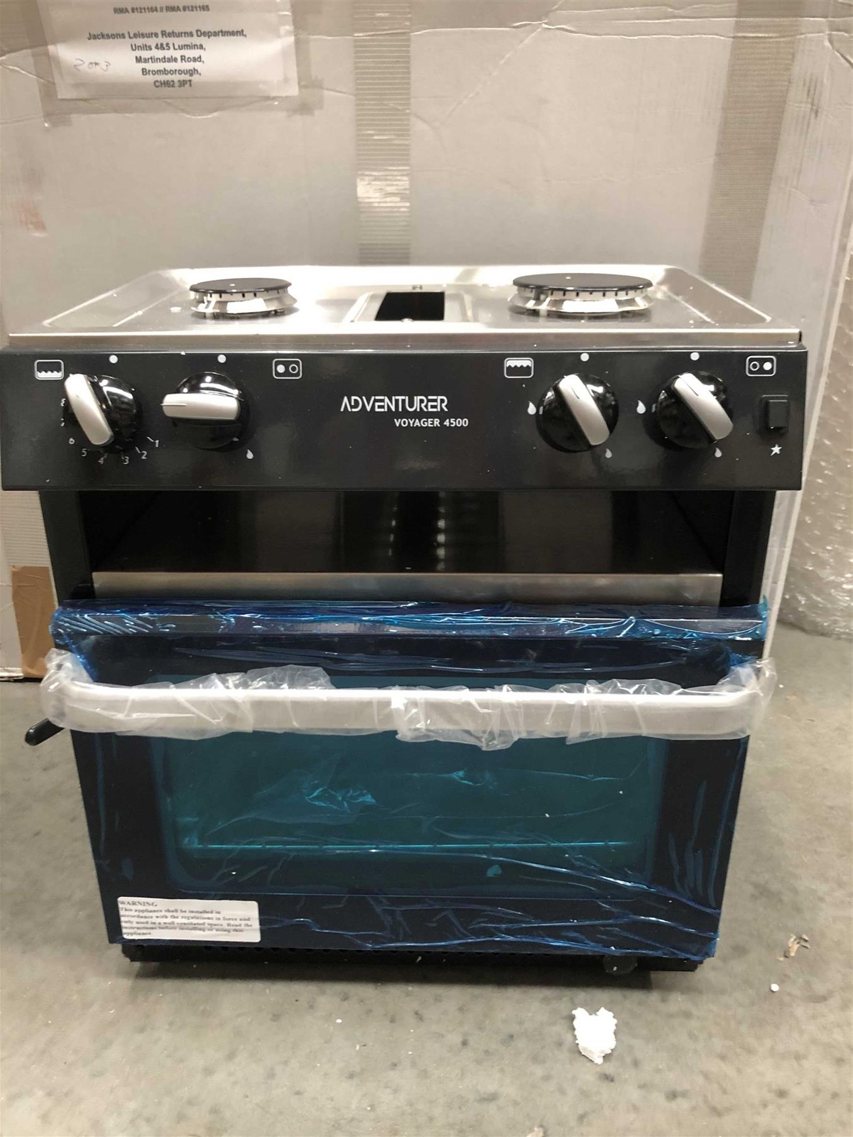 VOYAGER 4500 OVEN GRILL HOB DELUXE IGNITION CARAVAN CAMPERVAN MARINE