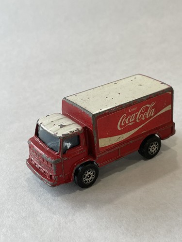 Vintage Corgi Jr Red Coca Cola Leyland Terrier Truck 1:64 Great Brittain 1970s
