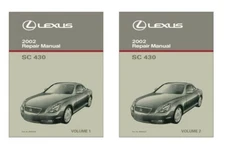 2002 Lexus SC 430 Shop Service Repair Manual