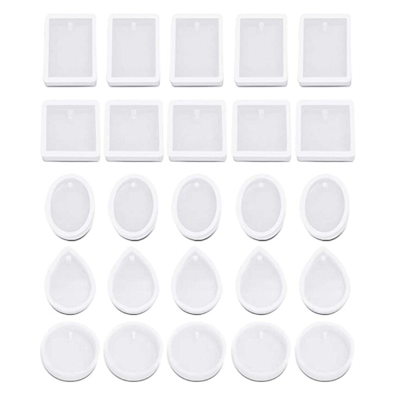 Epoxy Resin Silicone Mold for Multi-Style Crystal Earrings & Danglers