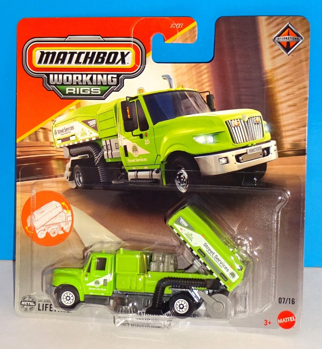 Matchbox 2025 Real Working Rigs International Workstar M800 Street