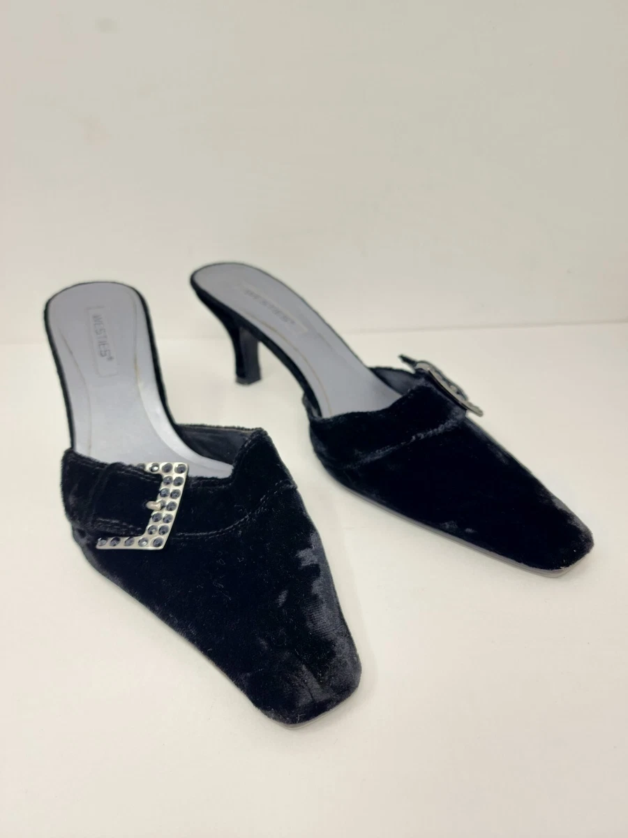 Womens velvet mules store