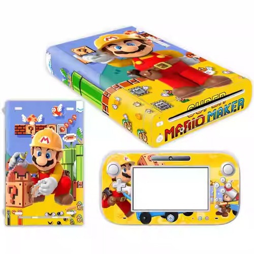 219 Skin Sticker Cover Console & Controller Cartoon for Nintendo Wii U Soft - Picture 44 of 44