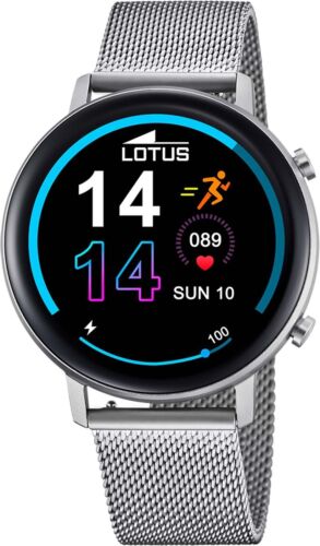 Lotus 50040/1 Smartwatch mit Wechselarmband 43 mm Android und iOS Silber B-WARE