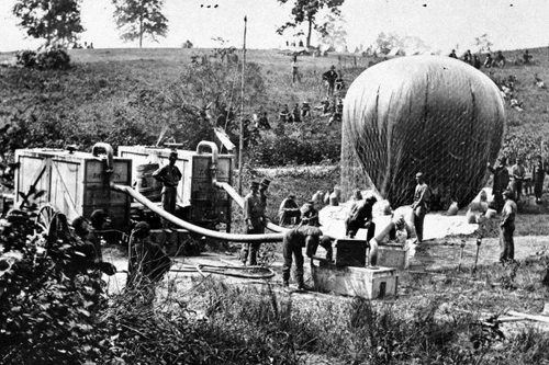 New 5x7 Civil War Photo: Federal Observation Balloon "Intrepid" at Fair Oaks