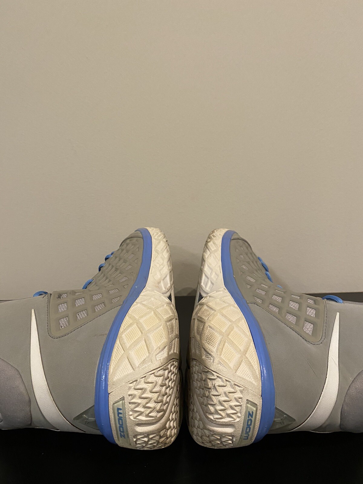 Nike Mens Zoom Kobe III 3 MPLS 318090-011 Size 11.5 Lakers Grey Blue White image 8