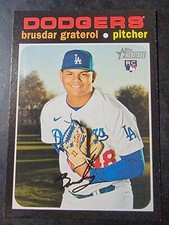 2020 Topps Heritage Baseball #601 Brusdar Graterol RC 