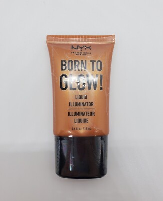 NYX  Born To Glow Liquid Illuminator LI03 Pure Gold 0.6 oz Brand New & Sealed