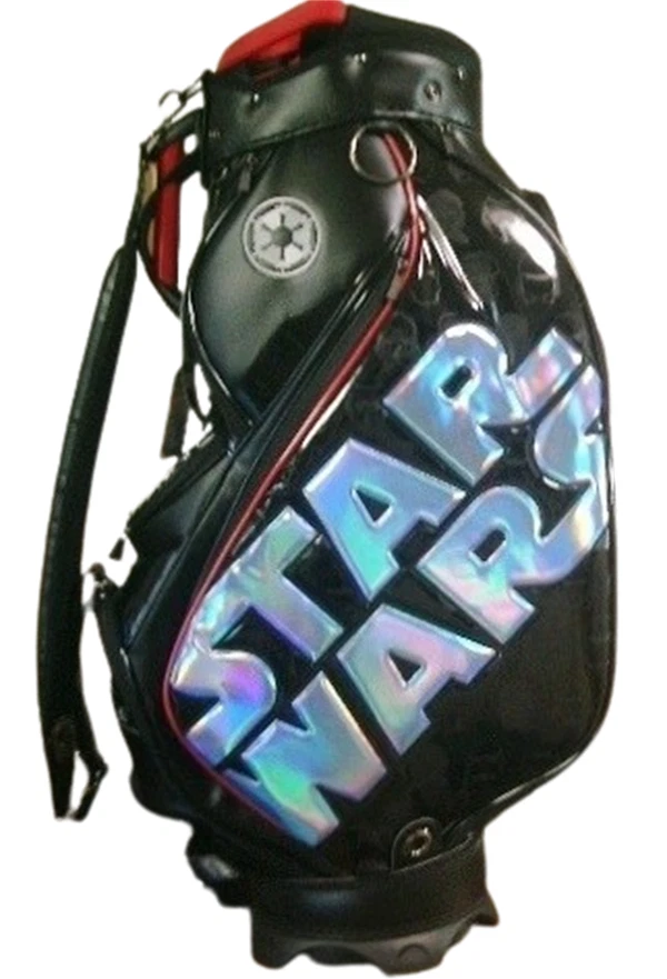 Bolsa de palos de golf Star Wars Darth Vader Stand Caddie Caddy blanca 9,0 para 47,5 pulgadas Foto 2 de 4