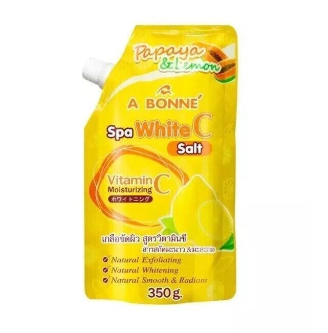 5 x A BONNE' Spa White C Salt Vitamin C Moisturizing Smooth Baby Skin Scrub 350g - Image 3 of 4