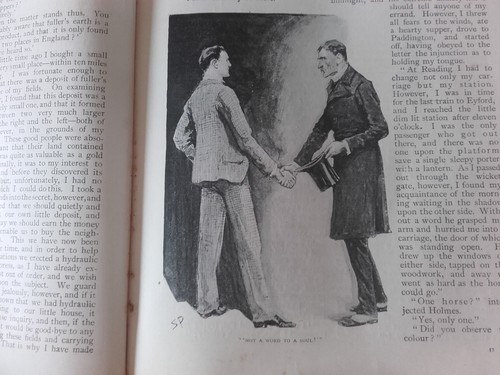 Adventures Sherlock Holmes Engineers Thumb C Doyle True First 1st Edition 1892 - Picture 4 of 9