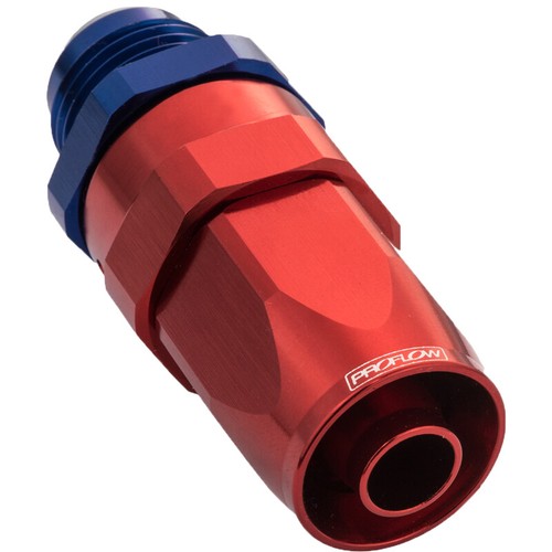 PFE84012 Proflow Male Hose End 12AN To 12AN Hose End Straight, Blue