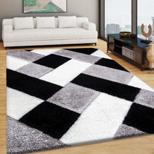 Small Large Shaggy Area Rug Hallway Runner Living Room Bedroom Carpet Indoor Mat