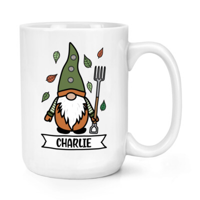 Tazza Personalizzata Gift Base 'Ricetta Del Tè' Con Nome: 10 Oz, Ceramica Bianca