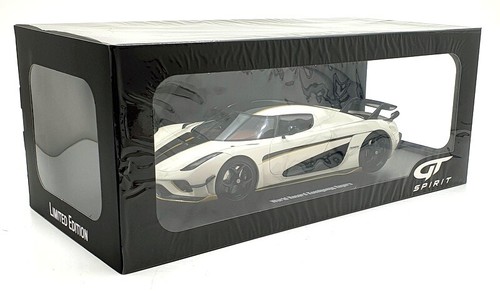 GT Spirit 1/18 Scale Resin GT913 - 2023 Koenigsegg Regera World Record - White - Picture 5 of 6