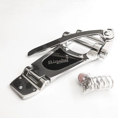 ALLJITA For B700 Vibrato Tailpiece Tremolo System Guitar Bridge Silver Guitar Parts