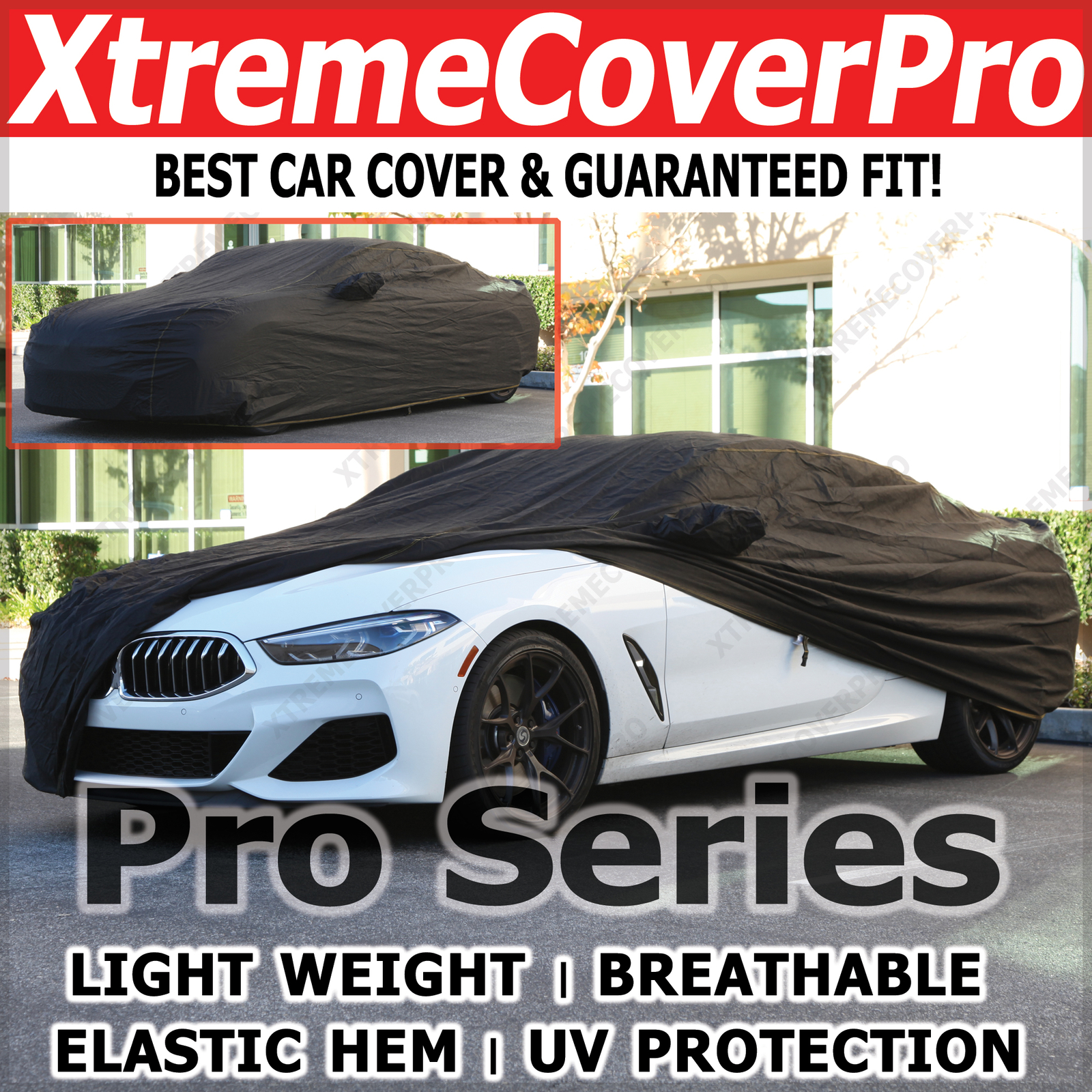 2015 TOYOTA SIENNA LE SE XLE Breathable Car Cover W/Fleece - Black - Foto 4