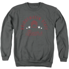 Bridgewater State Adult Crewneck Sweatshirt Bears, Charcoal, S-3XL