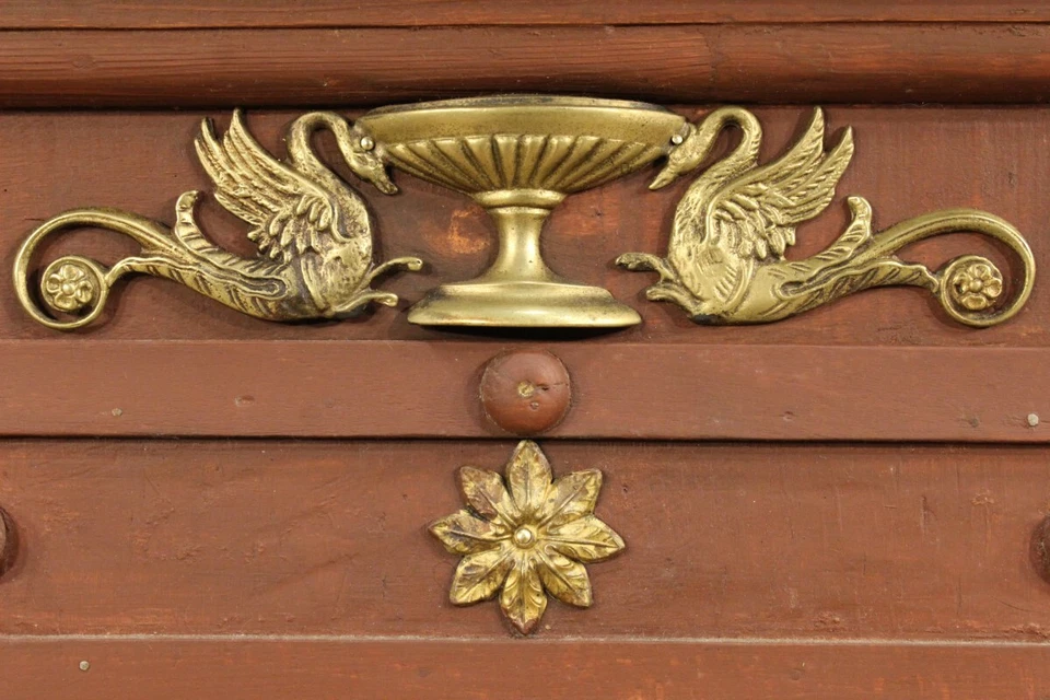 Armario Mueble Italiano Estilo Antiguo Aparador Falso Caja Fuerte Madera Pintada 900 Foto 4 de 4