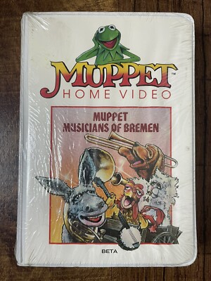 Muppet Musicians Of Bremen Beta Max Jim Hensons Muppets SEALED Tape **Read**