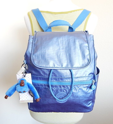 Kipling Ellaria
Metallic Small Drawstring Backpack Kipling Ellaria Backpack Scuba Diver Blue Metallic  main image 2