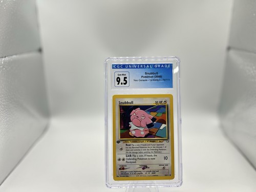 Snubbull (1st Edition) graded CGC 9.5 for sale on eBay