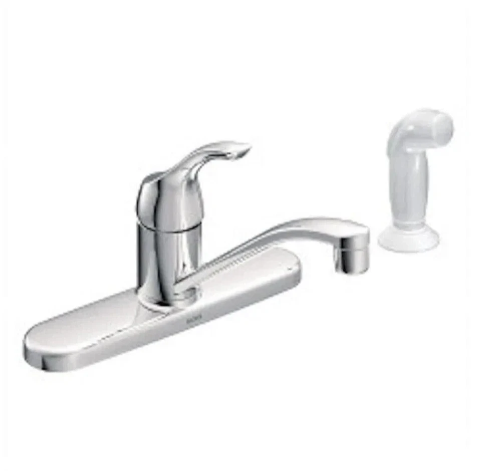 Moen Adler 87202 Kitchen Faucet Chrome Single-Handle Low Arc