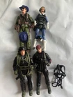 GI Joe Classified Haslab Dragonfly Figures Wild Bill, Ripcord, Crazylegs, Glenda