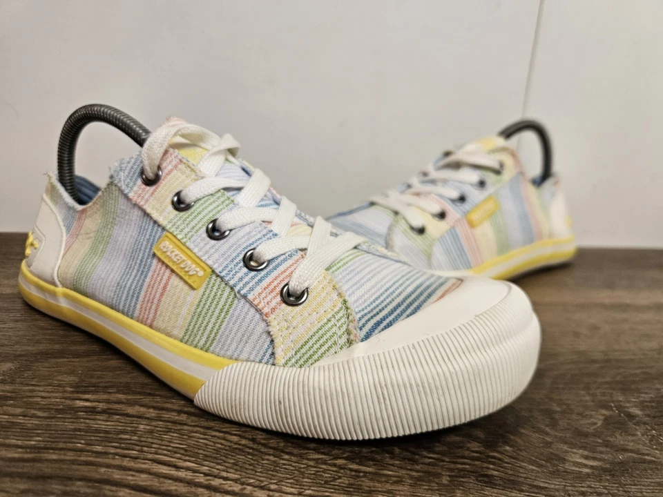 RocketDog Trainers Jazzin Womens Flat Soft Cushioned Canvas Pumps  UK 7 EU 40  - Image 4 of 4