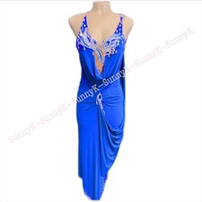 jz Handmade Women Samba Ballroom Swing Salsa Rumba Latin Dance Dress RHYTHM