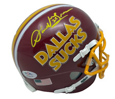 Darrell Green Signed Dallas Sucks Custom Schutt Mini Helmet PSA 779