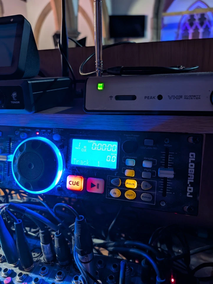 IMG Stageline CD-230 DJ Dual CD MP3 Player und Mischpult - guter Zustand - Bild 4 von 4