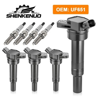 4x Ignition Coils & 4x Iridium Spark Plugs for Hyundai Elantra Kia Forte 2.0L