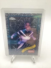 PHOTON #24 2025 TOPPS CHROME MARVEL SPIDER WEB REFRACTOR 196/399