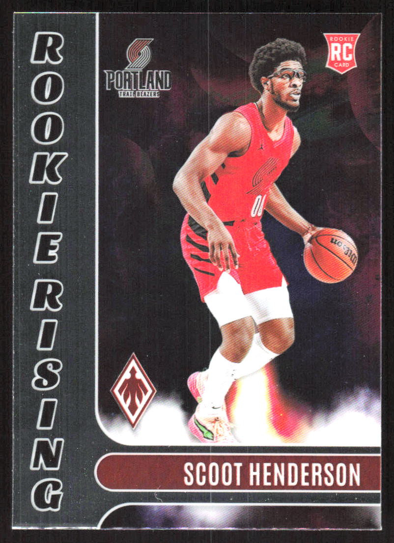 6254F 2023-24 Panini Phoenix #11 Scoot Henderson Rookie Rising