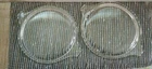 2 Vintage Pyrex 470-C Replacement Flat Tab Handle Glass Lids Casserole